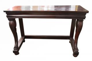 Appraisal: Jamaican Plantation Mahogany Console Table Jamaican Plantation Mahogany Console Table