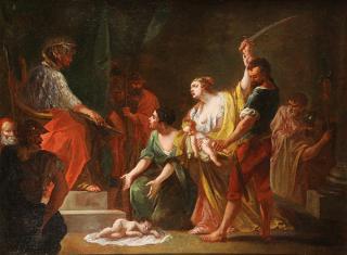 Appraisal: Painting Wisdom of King Solomon European School th th century