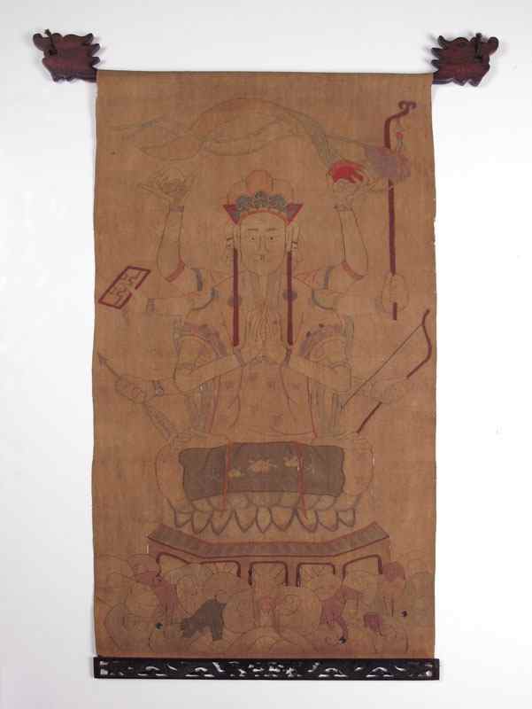 Appraisal: HINDU TAPESTRY OF BRAHMA Probably th C '' x ''