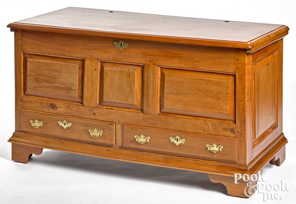 Appraisal: Southeastern Pa William and Mary blanket chest Southeastern Pennsylvania William