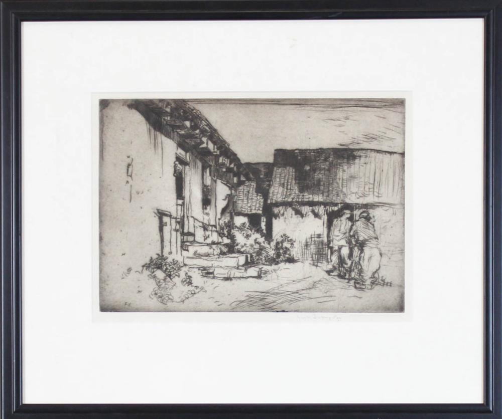 Appraisal: FRANK BRAGWYN New York California U K Belgium - etching