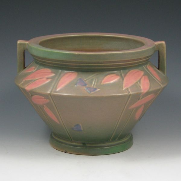 Appraisal: Roseville Futura - jardiniere in pink and gray Unmarked Professional