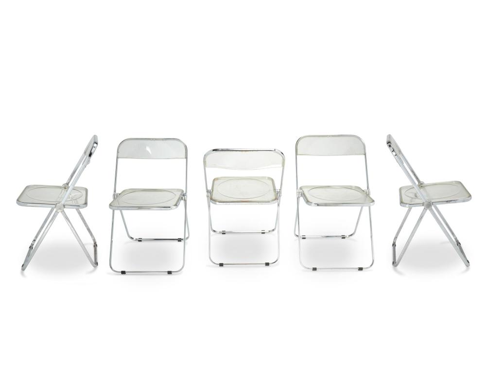 Appraisal: Giancarlo Peretti b Plia folding chair for Anonima Castelli mid-