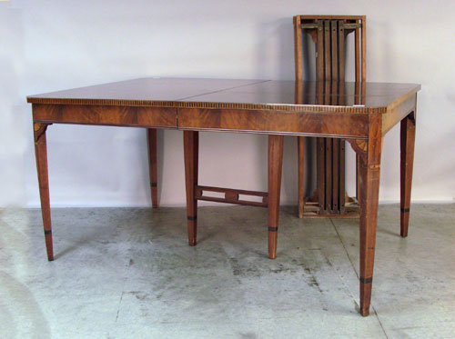 Appraisal: J B Van Sciver Camden NJ Federal style mahogany dining