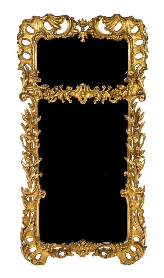 Appraisal: Sale Lot A Continental Giltwood Pier Mirror late th early