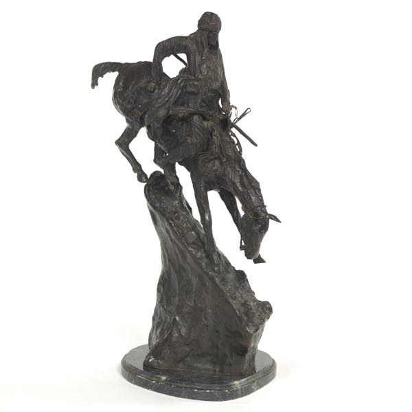 Appraisal: AFTER FREDERIC REMINGTON AMERICAN - x x Mountain Man Bronze