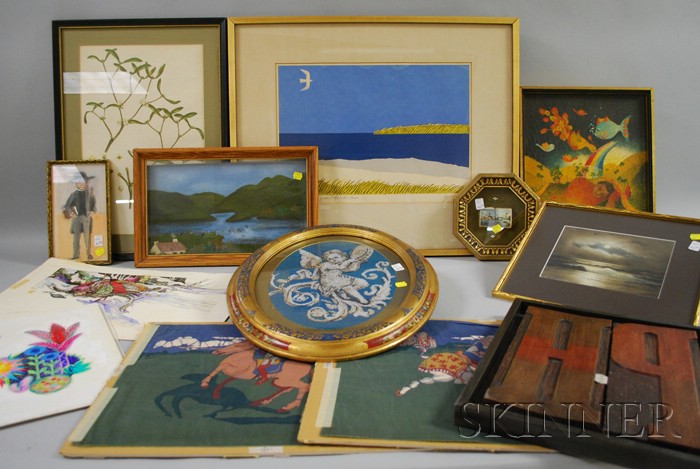 Appraisal: Thirteen Framed and Unframed Decorative Prints Paintings and Decorative Items