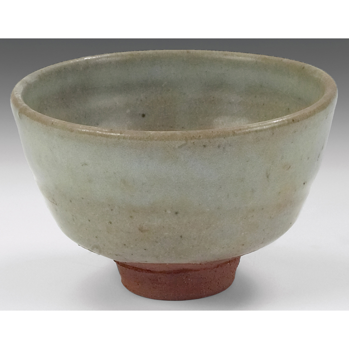 Appraisal: St Ives bowl England footed bowl covered in a gray