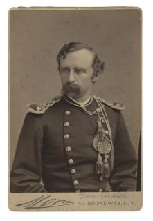 Appraisal: Cabinet Card Photo of General George Armstrong Custer New York