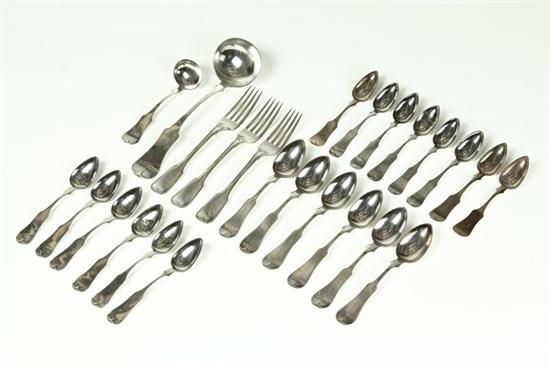 Appraisal: GOOD GROUP OF SILVER FLATWARE Cincinnati Ohio mid th century