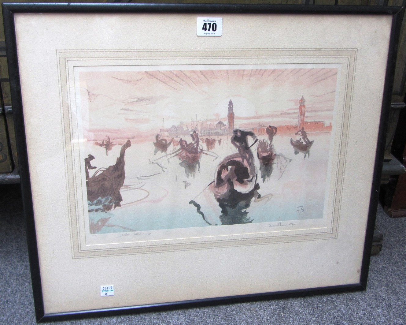 Appraisal: Sir Frank Brangwyn - and Y Urishibara Golden Morning Venice