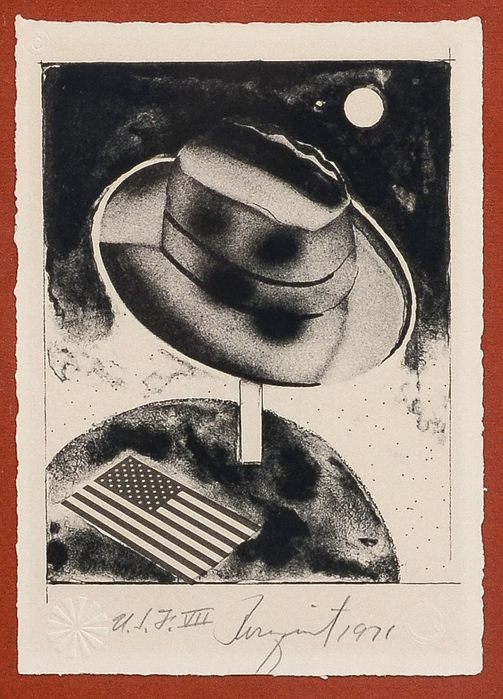 Appraisal: ROSENQUIST James - ''Fedora'' Lithograph '' x '' signed lower