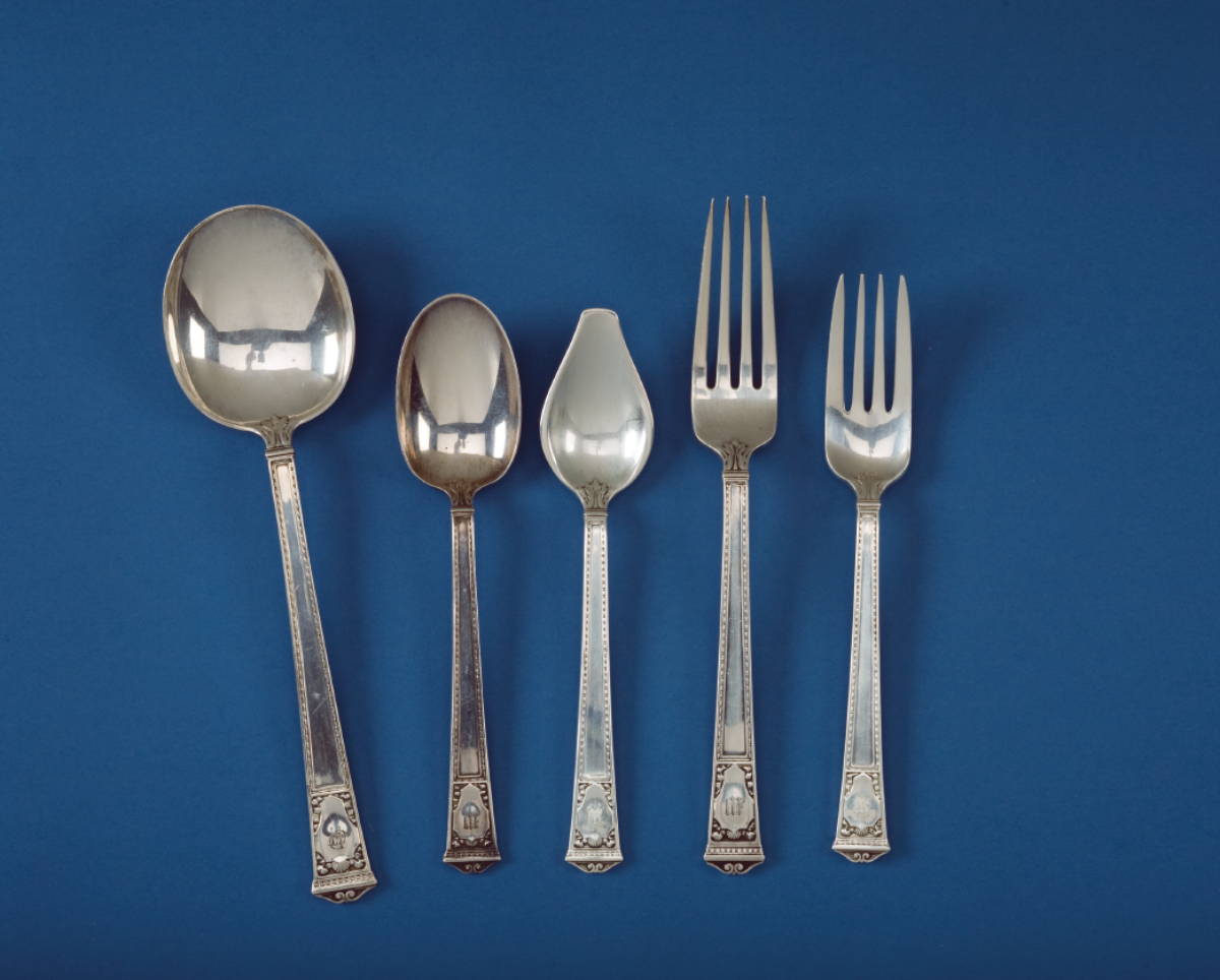 Appraisal: TIFFANY CO SILVER 'SAN LORENZO' PATTERN PART FLATWARE SERVICE INTRODUCED