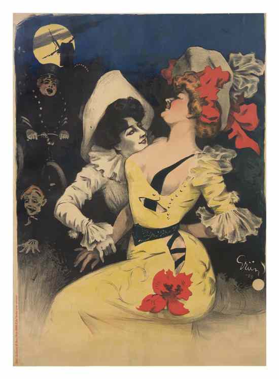 Appraisal: Jules Alexandre Grun French - Untitled ca poster x inches