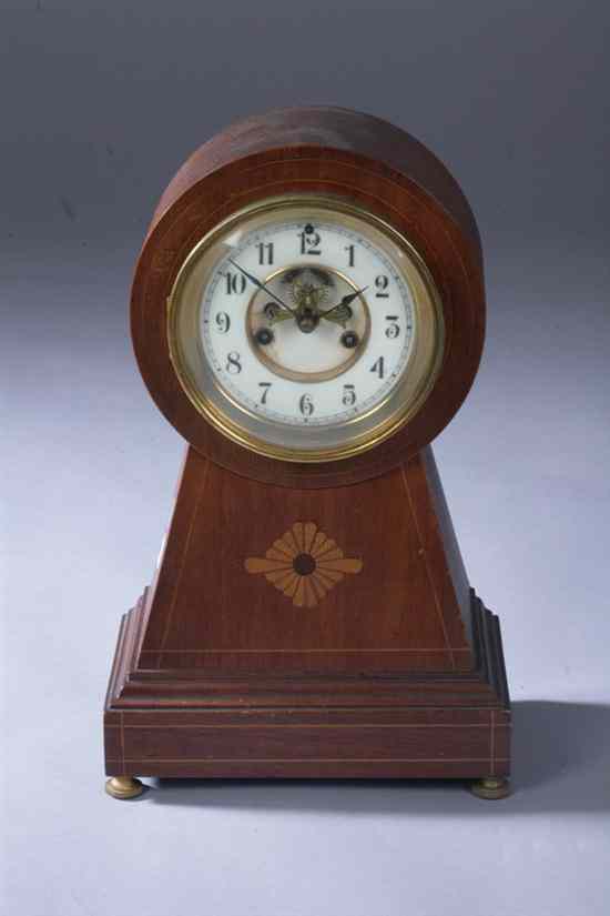 Appraisal: AMERICAN LATE FEDERAL WATERBURY CLOCK CO SHELF CLOCK Waterbury Connecticut