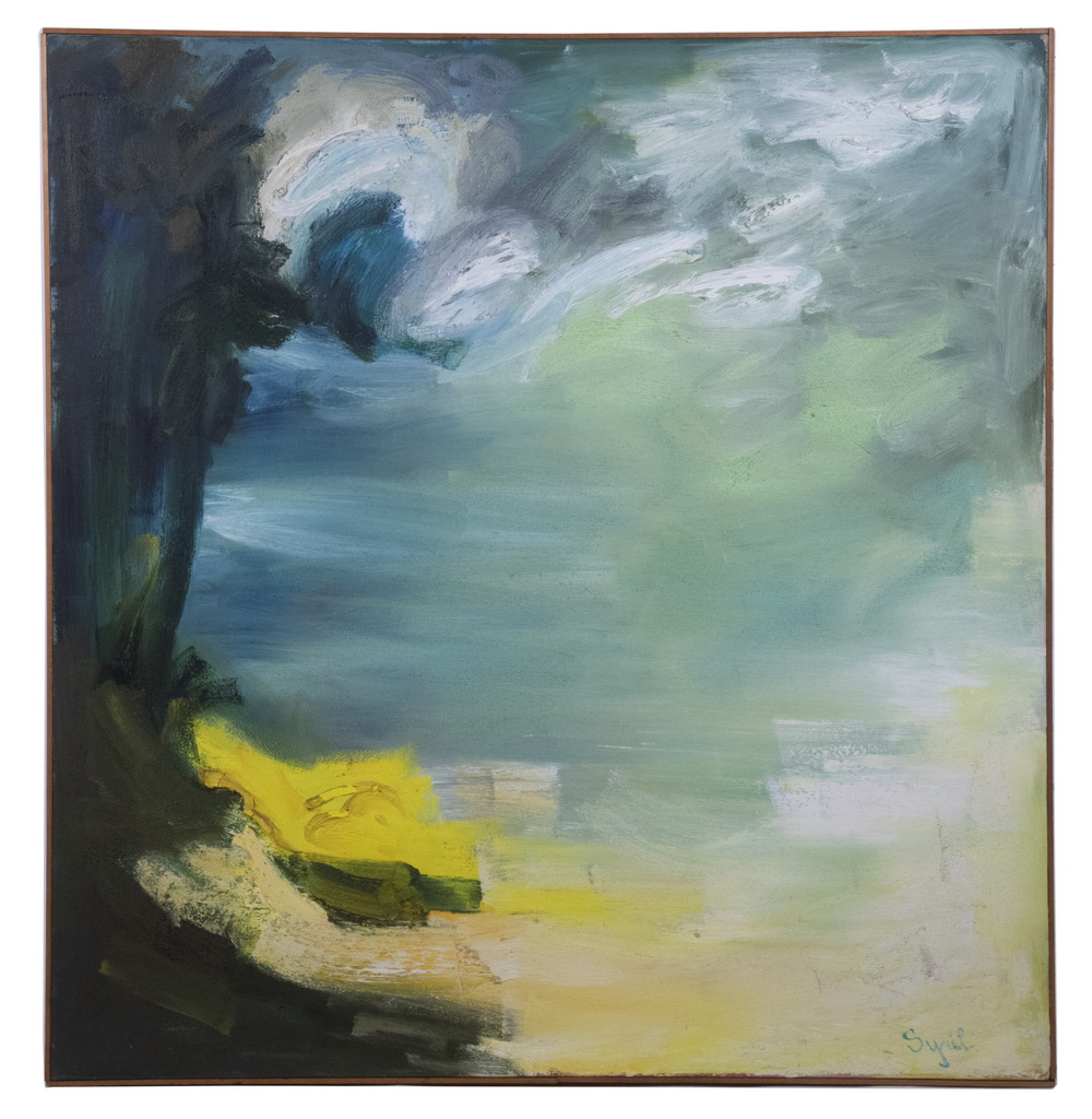 Appraisal: SYRIL FRANK NY - Island Storm or Eleuthera oil on