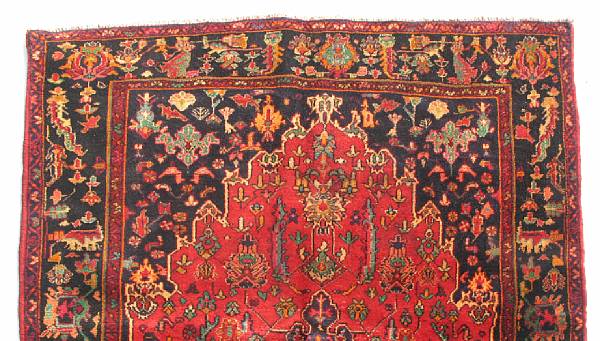 Appraisal: A Kurdish carpet size approximately ft x ft