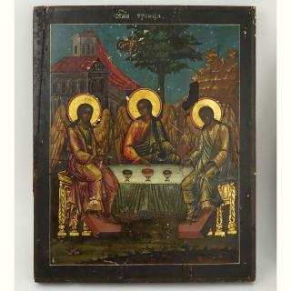 Appraisal: Early th Century Russian Hand painted Icon On Board Early