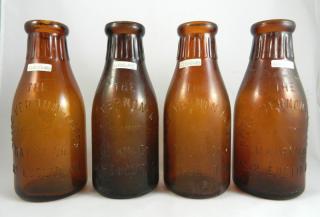 Appraisal: Dairy bottles Dairy- 'The Belle Vernon Mapes Dairy co Euclid