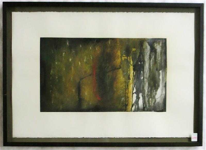 Appraisal: MELINDA STICKNEY-GIBSON OIL ON PAPER New York st century Abstract