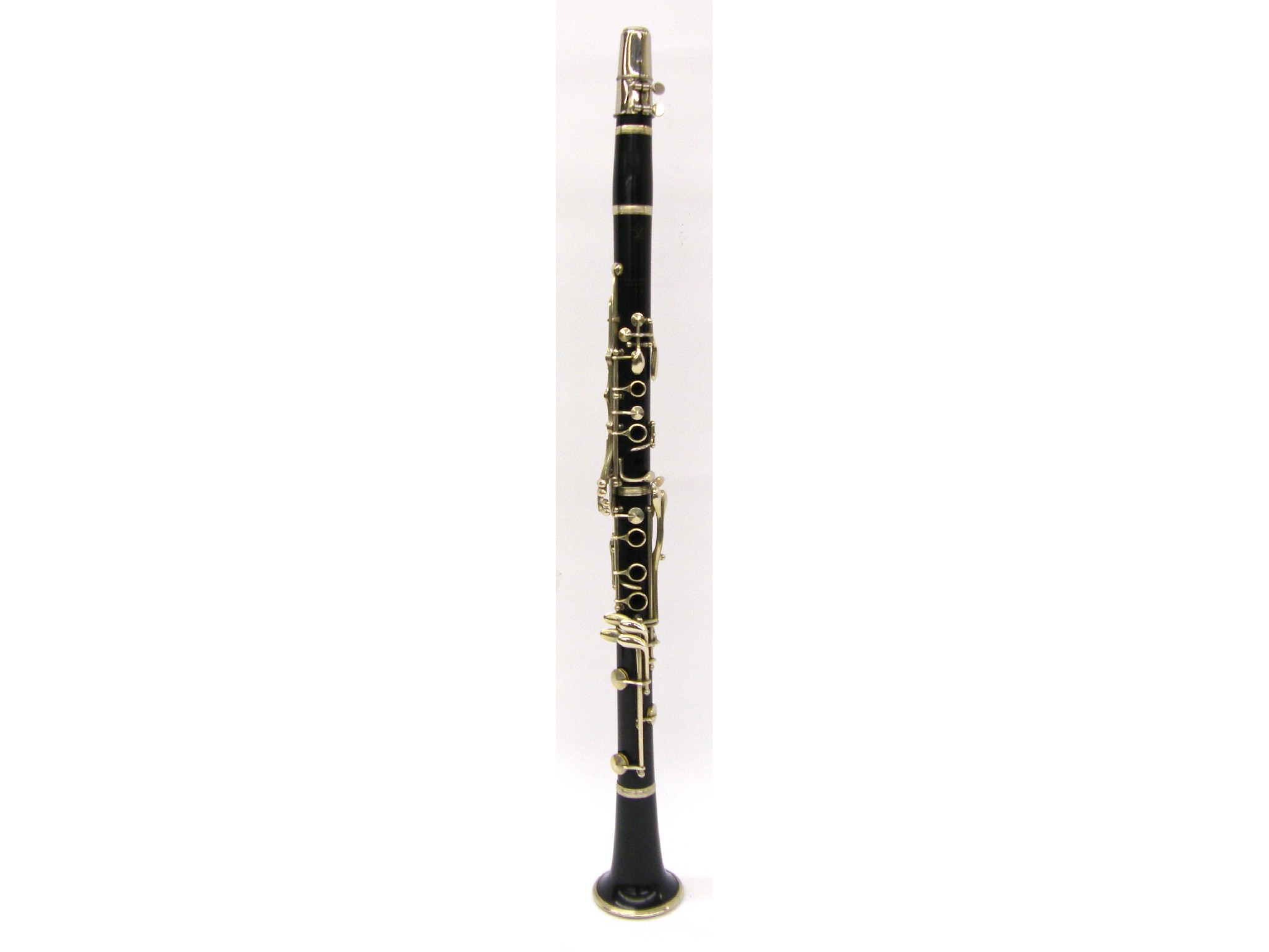 Appraisal: French blackwood clarinet by and stamped J R La Fleur