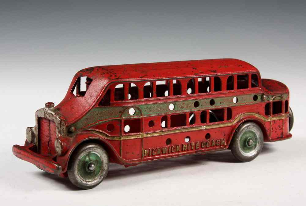 Appraisal: CAST IRON TOY BUS - 'Pickwick Nite Coach' by Kenton