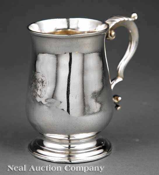 Appraisal: A George III Sterling Silver Mug Hester Bateman London mark