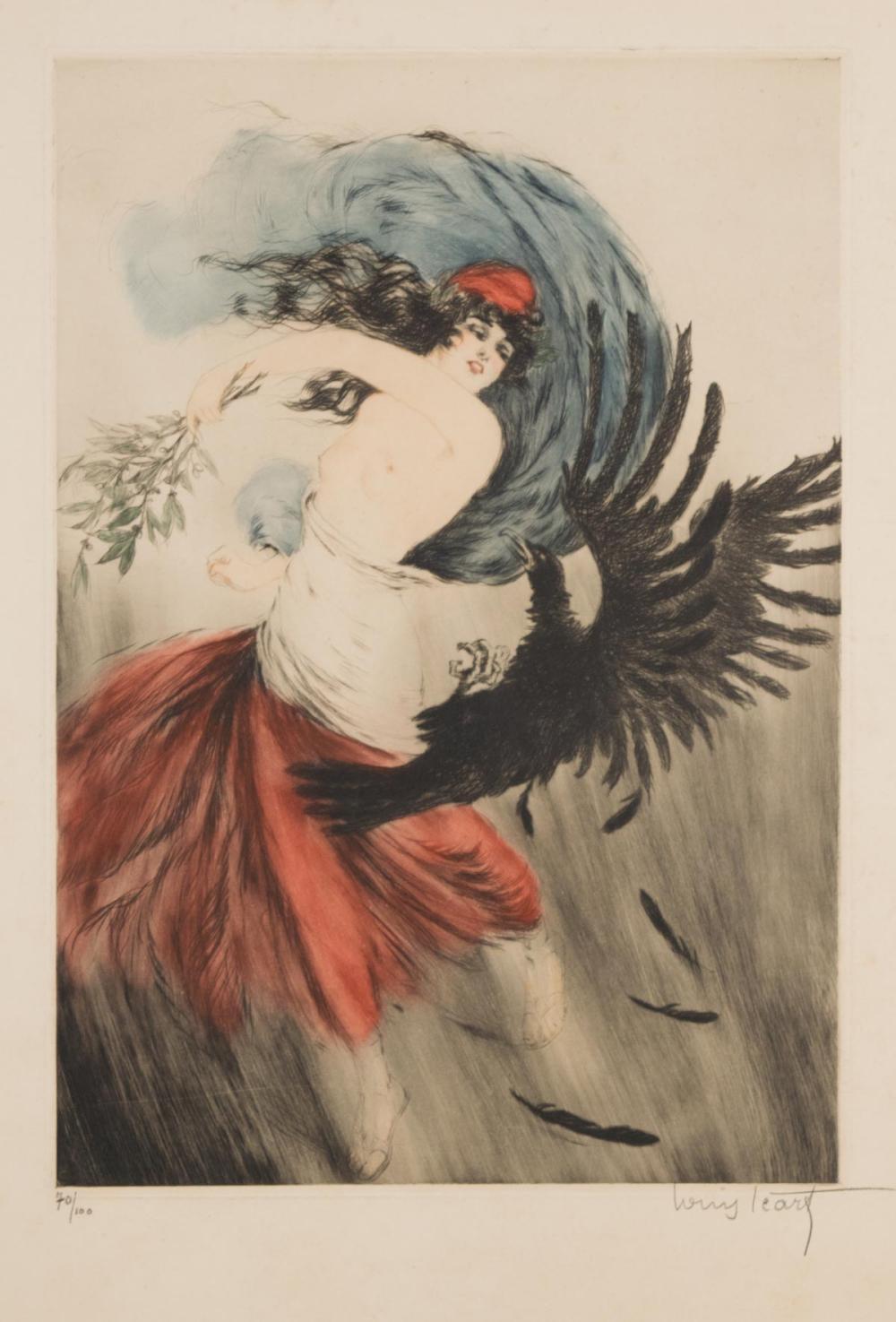 Appraisal: LOUIS ICART New York N Y - etching and aquatint