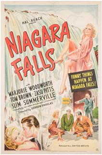 Appraisal: Niagara Falls United Artists One sheet x For the comedy