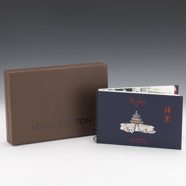 Appraisal: LOUIS VUITTON CARNET DE VOYAGE BEIJING TRAVEL BOOK x Comes