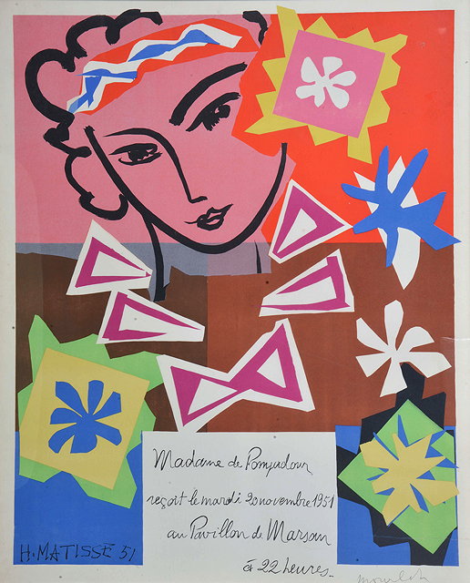 Appraisal: Henri Matisse French - Madame de Pompadour re oit le