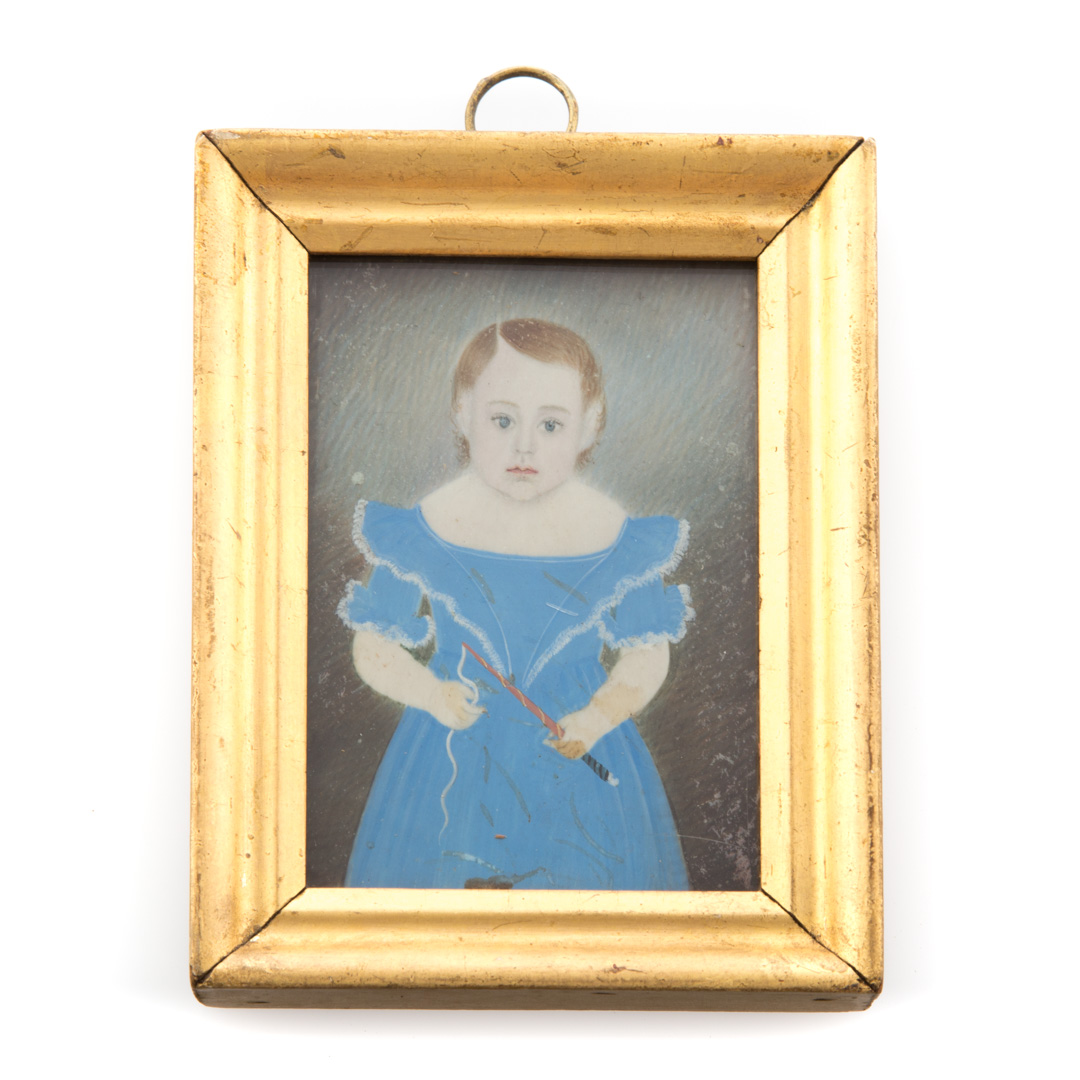 Appraisal: Mrs Moses B Russell Portrait miniature American - Portrait miniature