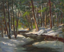 Appraisal: Arthur R Safford American - Winter landscape with a brook