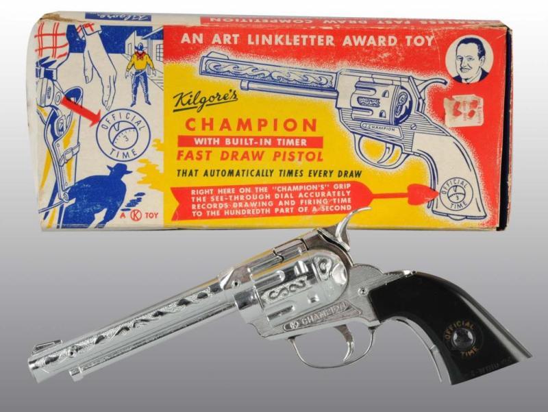 Appraisal: Kilgore Champion Fast Draw Toy Cap Gun Description Seldom seen