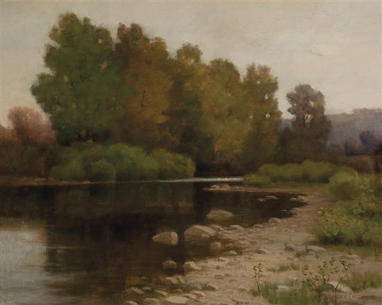 Appraisal: CHARLES WARREN EATON American - Pond in Late Summer oil