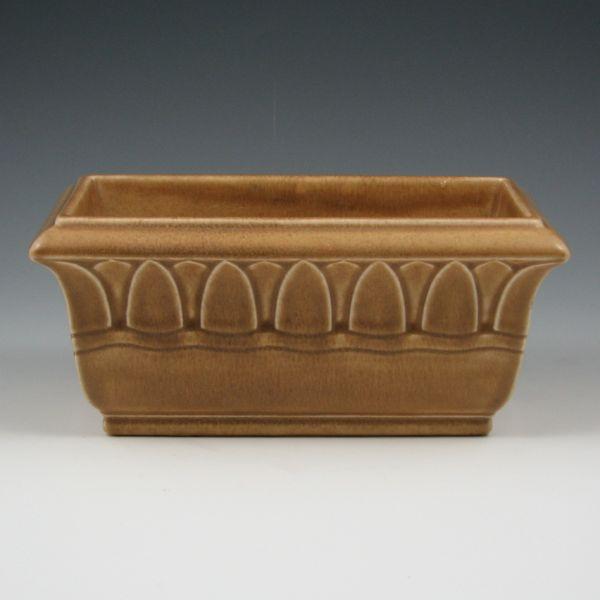 Appraisal: Rookwood planter from with a mottled light brown matte glaze