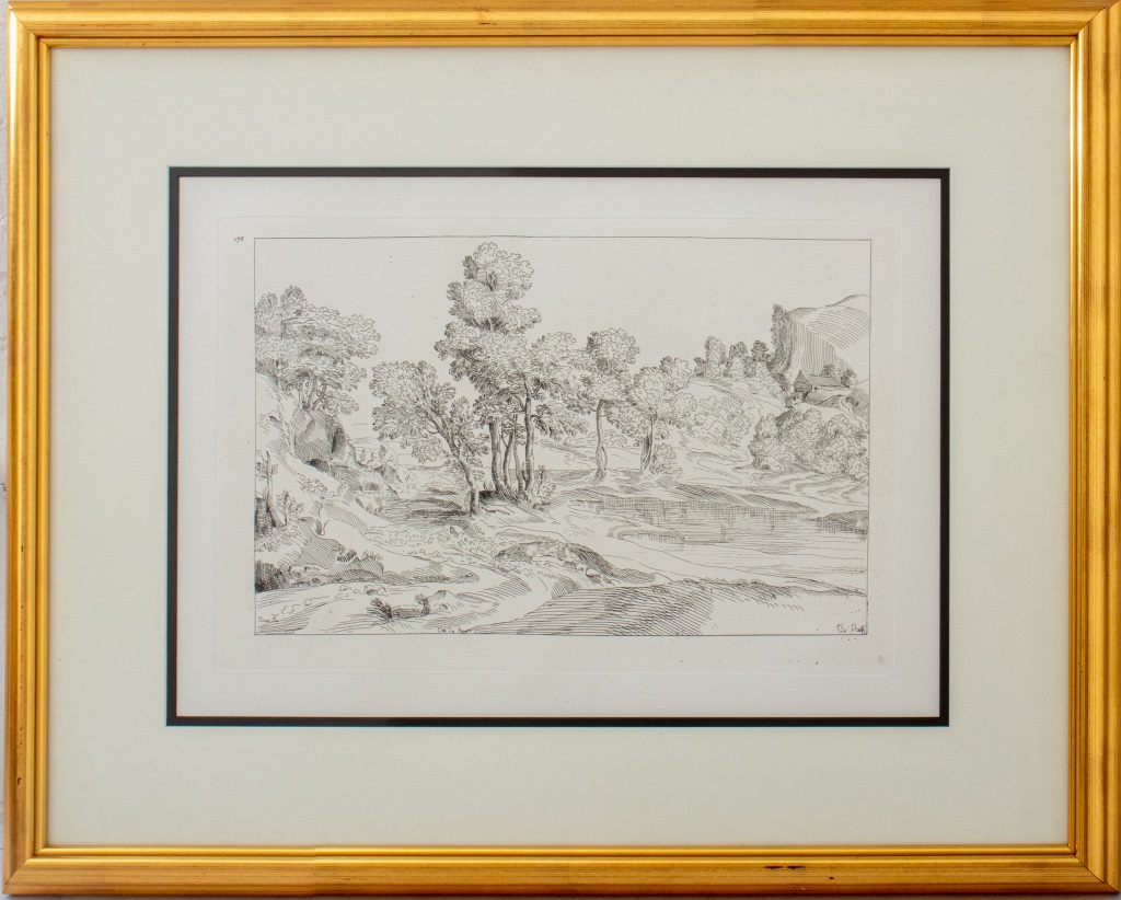 Appraisal: CARRACCI CABINET DU ROY LOUVRE ETCHING Annibale Carracci etching on