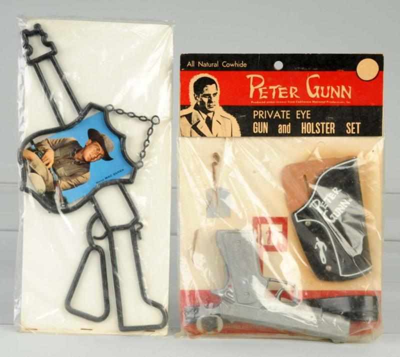 Appraisal: Lot of Western Toy Gun Items Description Includes one Steve