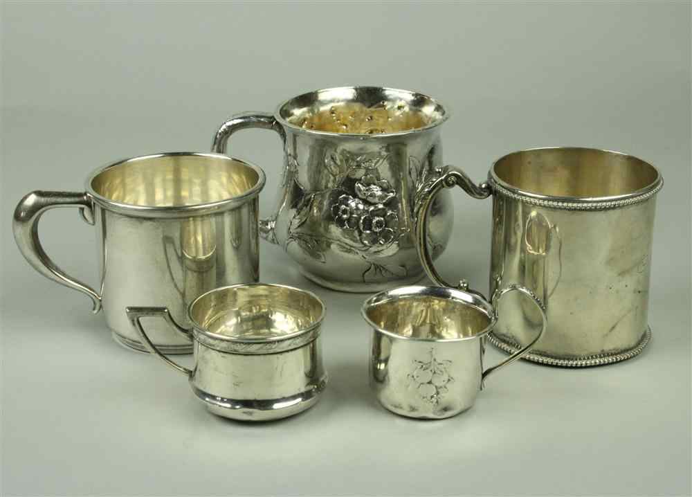 Appraisal: GORHAM MARTELE STERLING BABY'S CUP late th century retailed by