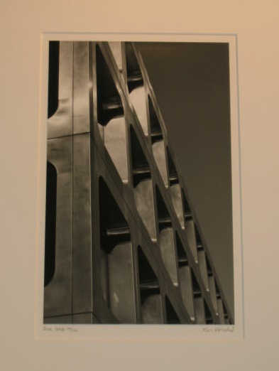 Appraisal: KEN KONCHEL AMERICAN B ZINC GRID silver gelatin photograph pencil