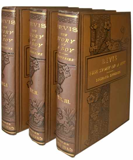 Appraisal: Jefferies Richard Bevis The Story of a Boy vol first