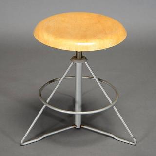 Appraisal: Danish Architect Stool Danish Architectural Stool c 's Height inches