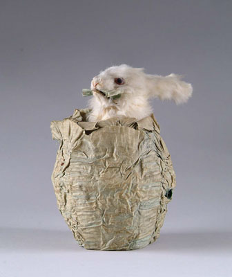 Appraisal: RABBIT IN A CABBAGE PATCH AUTOMATON BY DE CAMP A