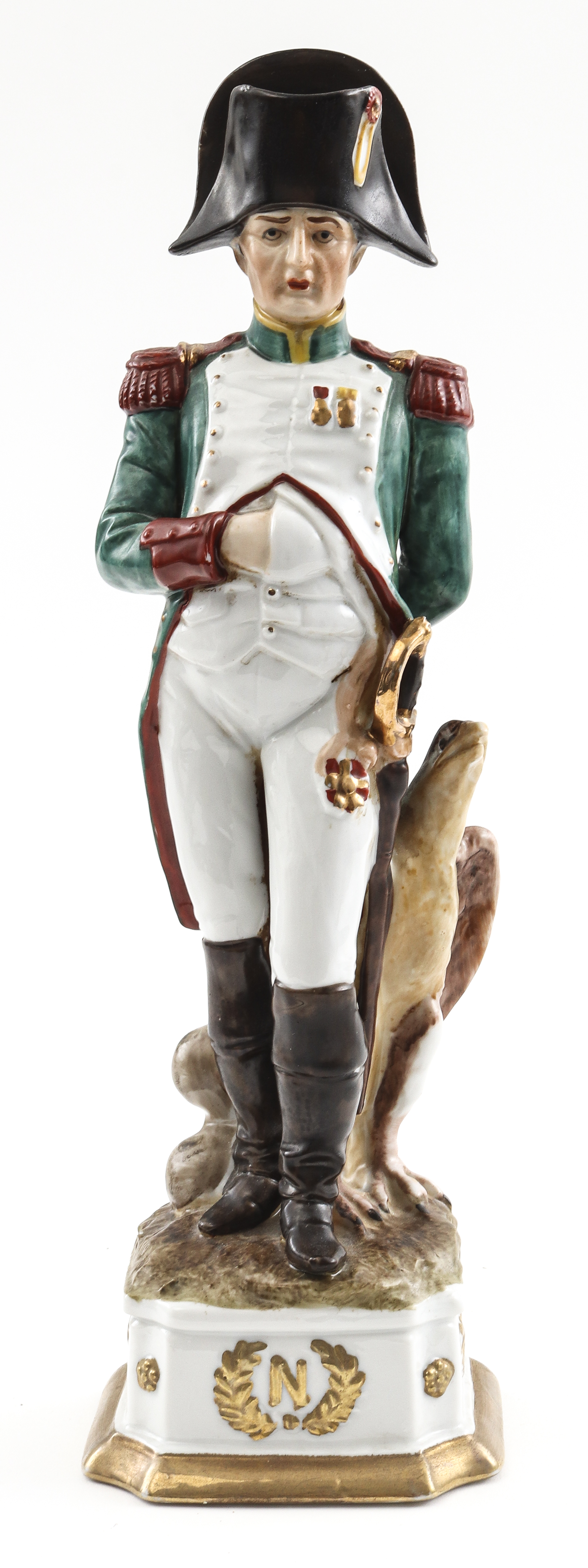 Appraisal: CAPODIMONTE ITALIAN PORCELAIN NAPOLEON Capodimonte Italian porcelain model of Napoleon