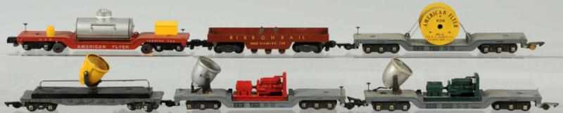 Appraisal: Lot of American Flyer S-Gauge Freight Cars American Includes two