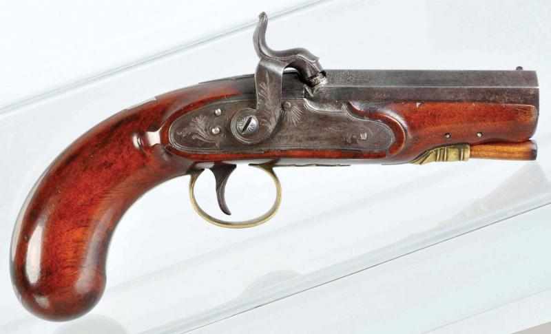 Appraisal: Philadelphia Desk Pistol by Constable Description Overall length Barrel length