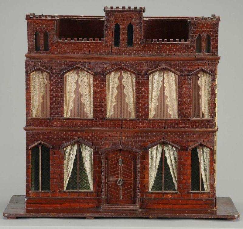 Appraisal: Small Two Room Castle Doll House England early th century