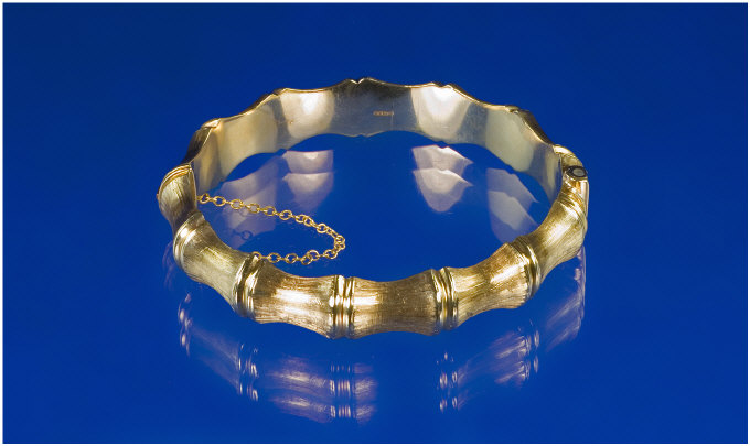 Appraisal: Carat Gold Bangle Hallmarked Weighs grammes