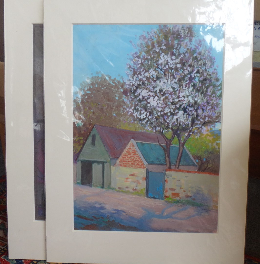 Appraisal: Frederick William George - a group of assorted mounted pastel