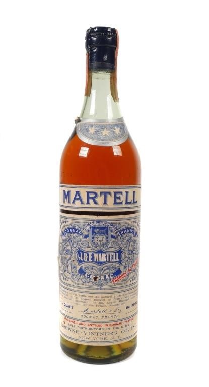 Appraisal: MARTELL COGNAC BRANDY BOTTLE SEALED SA ml sealed bottle of